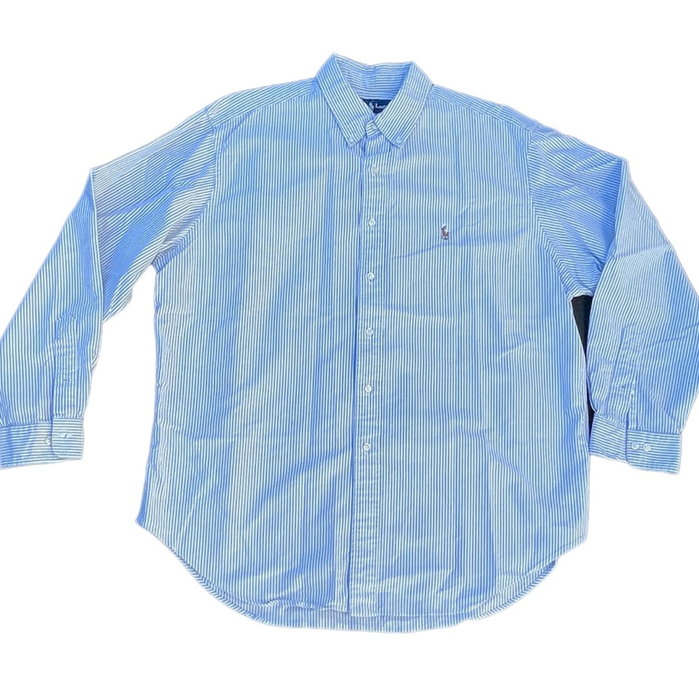 Mens Ralph Lauren Classic fit Oxford Dress shirt size 17 1/2